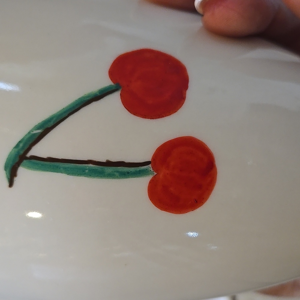 Starbuck's at Home Collection 2004 Set of Two Cherry Stem Mugs - Picture 3 of 6